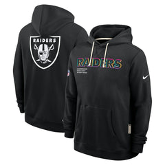2025 NFL Crucial Catch Sideline Standard Issue Dri-FIT Hoodie - Las Vegas Raiders Hoodies
