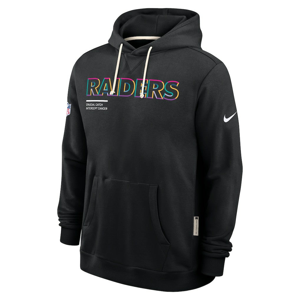 2025 NFL Crucial Catch Sideline Standard Issue Dri-FIT Hoodie - Las Vegas Raiders Hoodies