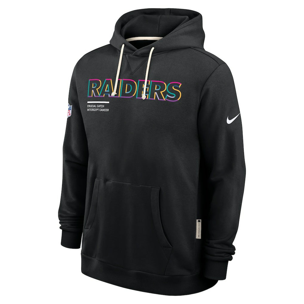 2025 NFL Crucial Catch Sideline Standard Issue Dri-FIT Hoodie - Las Vegas Raiders Hoodies