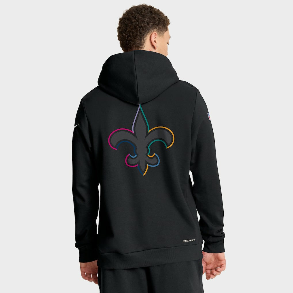 2025 NFL Crucial Catch Sideline Standard Issue Dri-FIT Hoodie - New Orleans Saints Hoodies