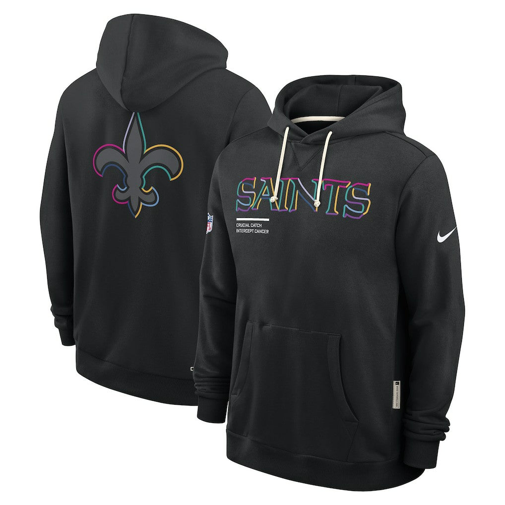 2025 NFL Crucial Catch Sideline Standard Issue Dri-FIT Hoodie - New Orleans Saints Hoodies