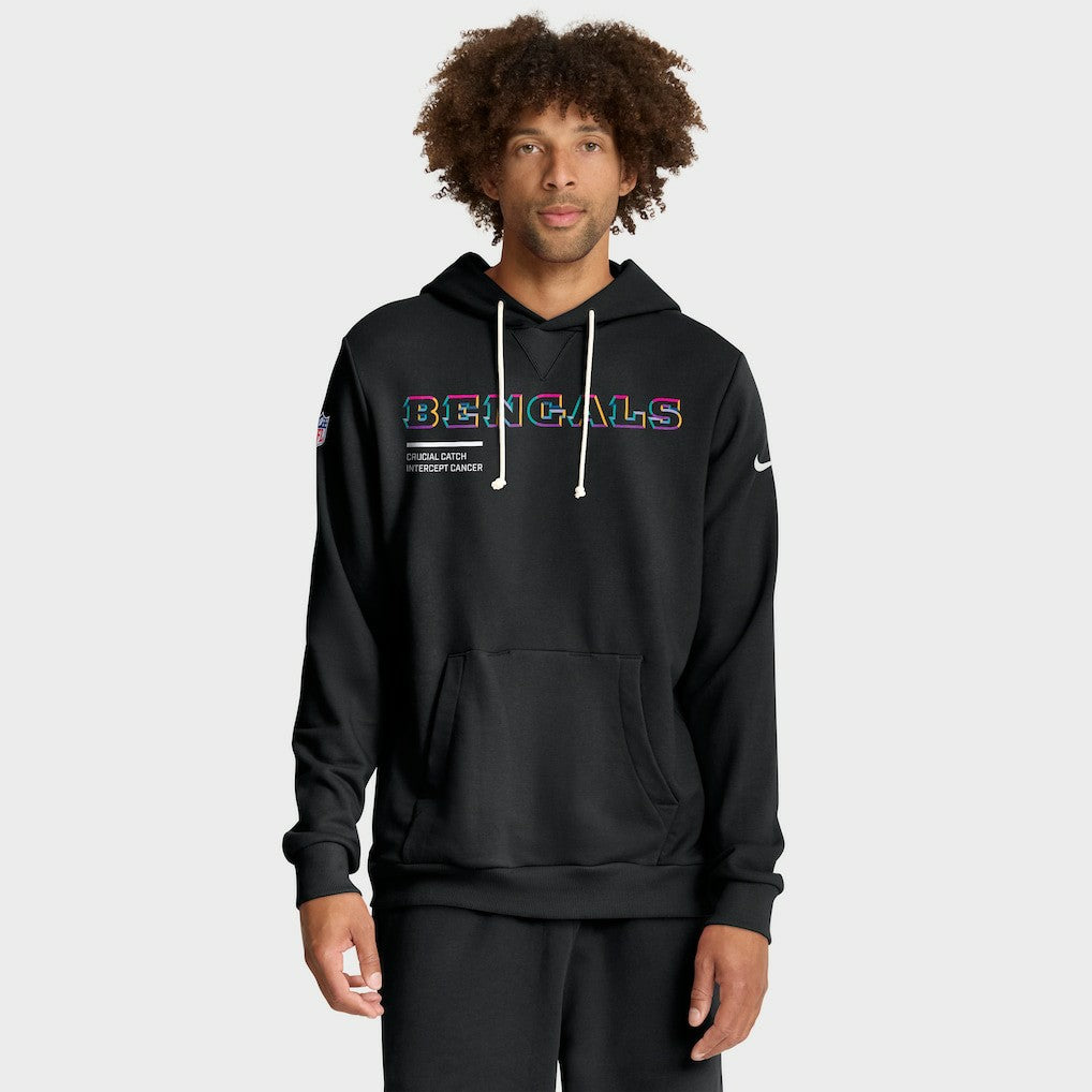2025 NFL Crucial Catch Sideline Standard Issue Dri-FIT Hoodie - Cincinnati Bengals Hoodies