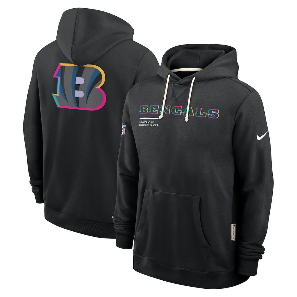 2025 NFL Crucial Catch Sideline Standard Issue Dri-FIT Hoodie - Cincinnati Bengals Hoodies