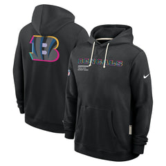 2025 NFL Crucial Catch Sideline Standard Issue Dri-FIT Hoodie - Cincinnati Bengals Hoodies