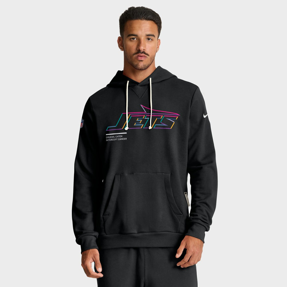 2025 NFL Crucial Catch Sideline Standard Issue Dri-FIT Hoodie - New York Jets Hoodies