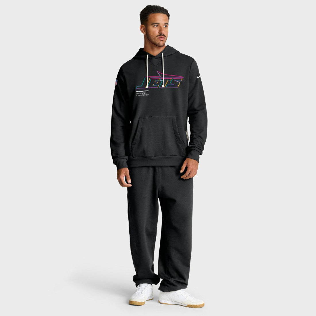 2025 NFL Crucial Catch Sideline Standard Issue Dri-FIT Hoodie - New York Jets Hoodies
