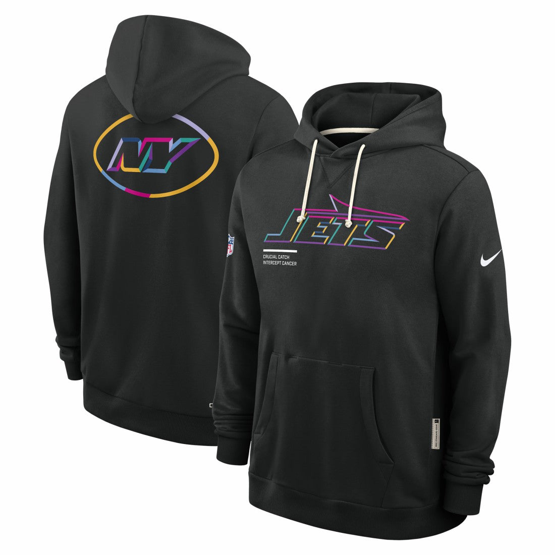 2025 NFL Crucial Catch Sideline Standard Issue Dri-FIT Hoodie - New York Jets Hoodies