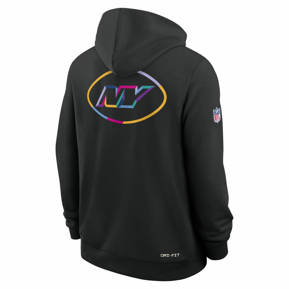 2025 NFL Crucial Catch Sideline Standard Issue Dri-FIT Hoodie - New York Jets Hoodies