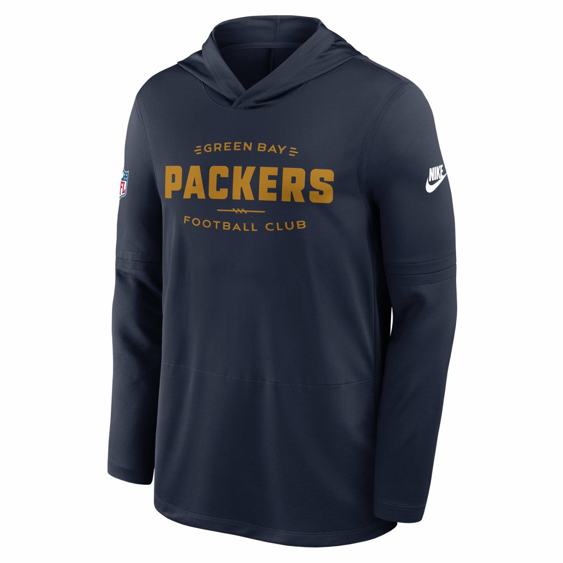 The 1923 Classic Pass Accuracy Dri-FIT Long Sleeve Hoodie T-Shirt - Green Bay Packers Hoodies