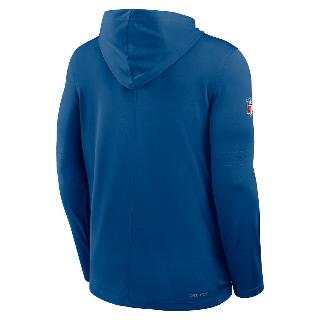 Sideline Pass Accuracy Dri-FIT Long Sleeve Hoodie T-Shirt - Indianapolis Colts Hoodies