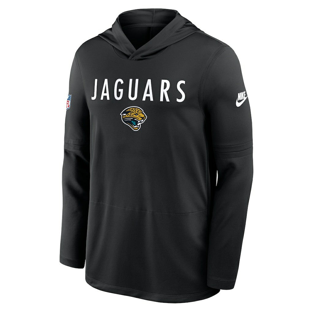 Sideline Pass Accuracy Dri-FIT Long Sleeve Hoodie T-Shirt  - Jacksonville Jaguars Hoodies