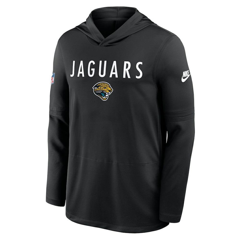Sideline Pass Accuracy Dri-FIT Long Sleeve Hoodie T-Shirt  - Jacksonville Jaguars Hoodies