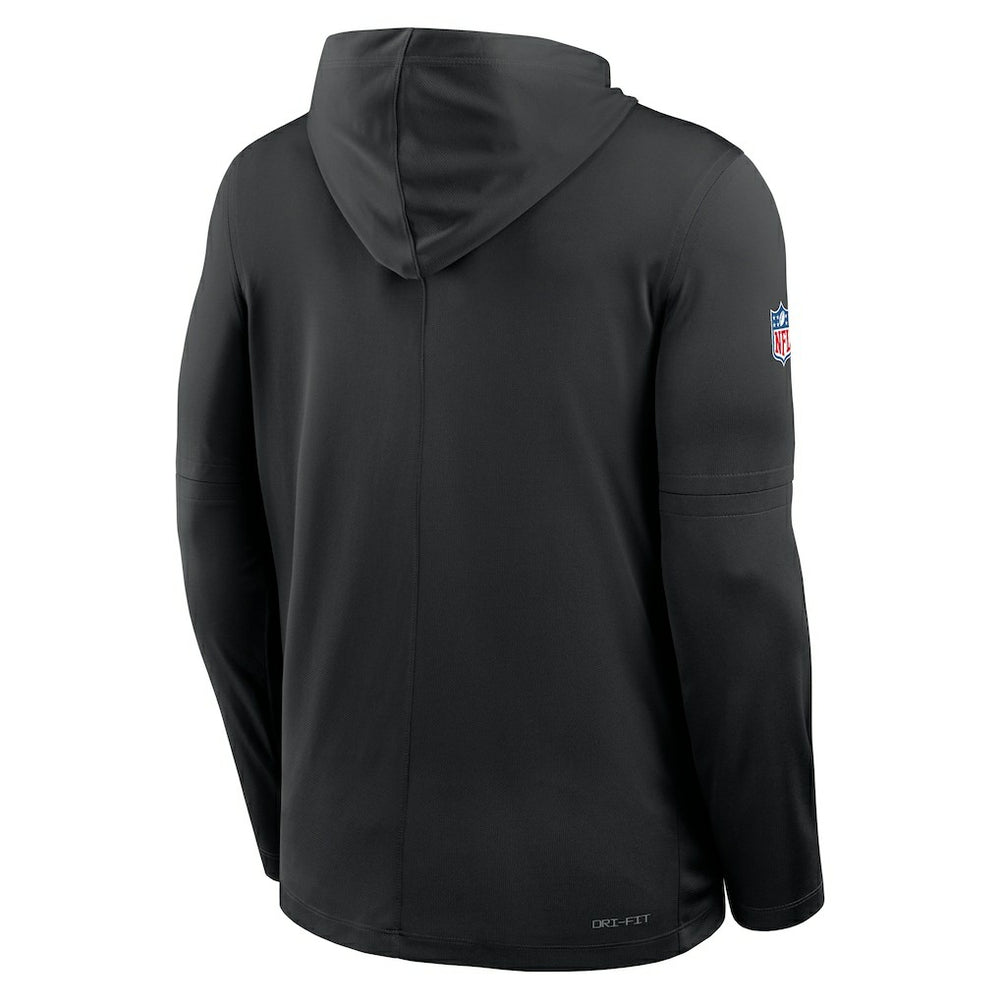 Sideline Pass Accuracy Dri-FIT Long Sleeve Hoodie T-Shirt  - Jacksonville Jaguars Hoodies
