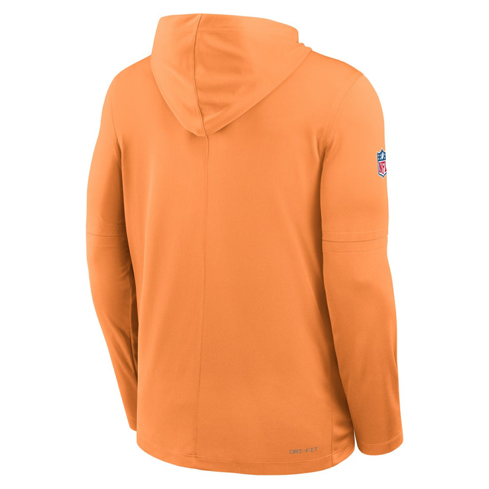 Sideline Pass Accuracy Dri-FIT Long Sleeve Hoodie T-Shirt - Tampa Bay Buccaneers Hoodies