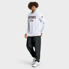 Sideline Pass Accuracy Dri-FIT Long Sleeve Hoodie T-Shirt - Cleveland Browns Hoodies