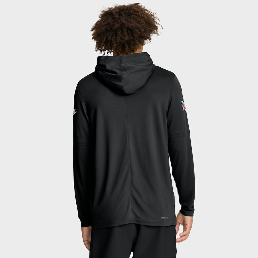 Sideline Pass Accuracy Dri-FIT Long Sleeve Hoodie T-Shirt - Atlanta Falcons Hoodies