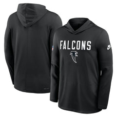 Sideline Pass Accuracy Dri-FIT Long Sleeve Hoodie T-Shirt - Atlanta Falcons Hoodies
