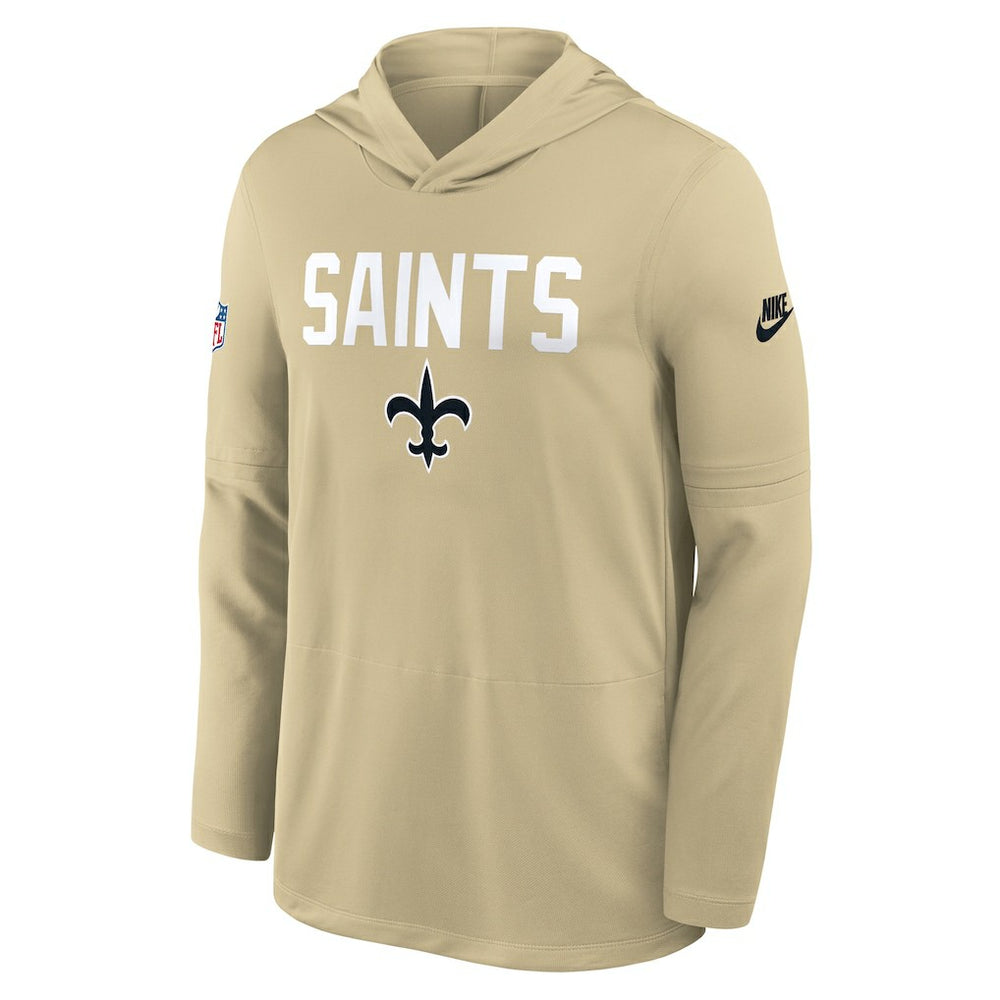 Sideline Pass Accuracy Dri-FIT Long Sleeve Hoodie T-Shirt - New Orleans Saints Hoodies