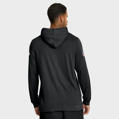 Sideline Pass Accuracy Dri-FIT Long Sleeve Hoodie T-Shirt - New York Jets Hoodies