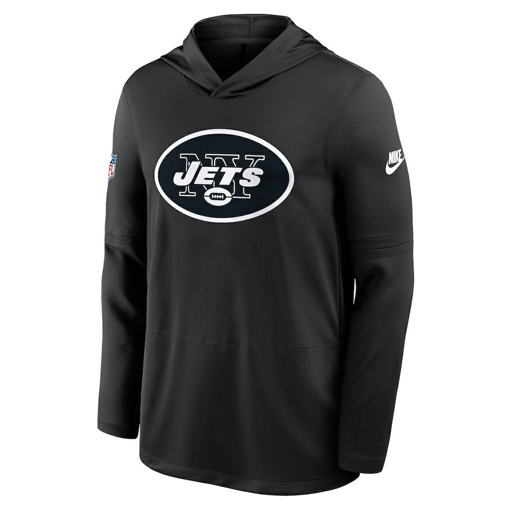 Sideline Pass Accuracy Dri-FIT Long Sleeve Hoodie T-Shirt - New York Jets Hoodies