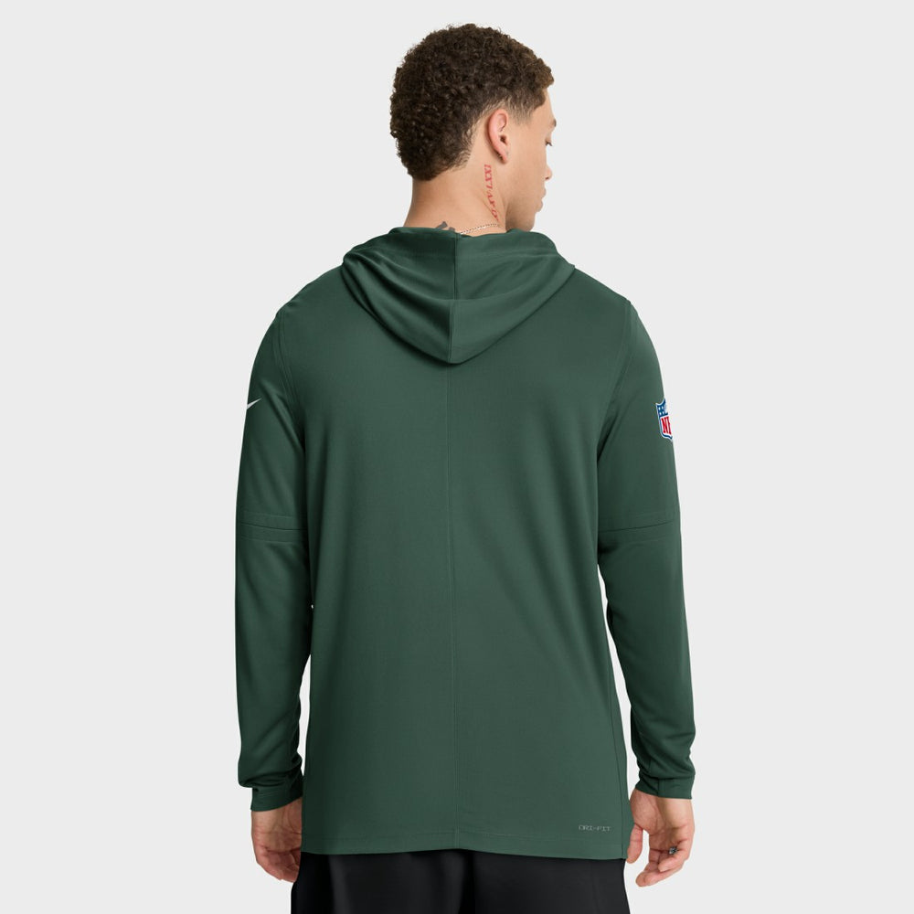 Sideline Pure Fury Performance Long Sleeve Hoodie T-Shirt - Green Bay Packers Hoodies