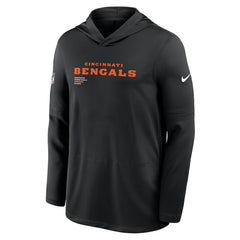 Sideline Pure Fury Performance Long Sleeve Hoodie T-Shirt - Cincinnati Bengals Hoodies