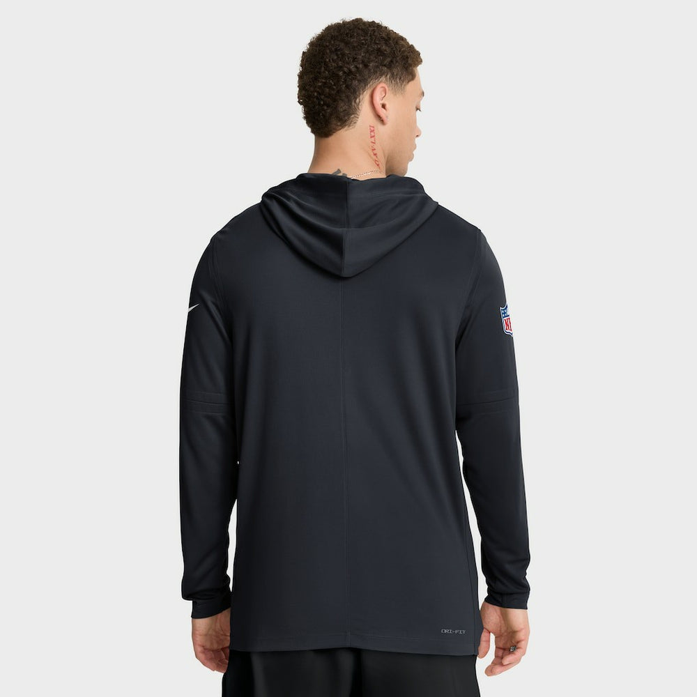 Sideline Pure Fury Performance Long Sleeve Hoodie T-Shirt - Houston Texans Hoodies