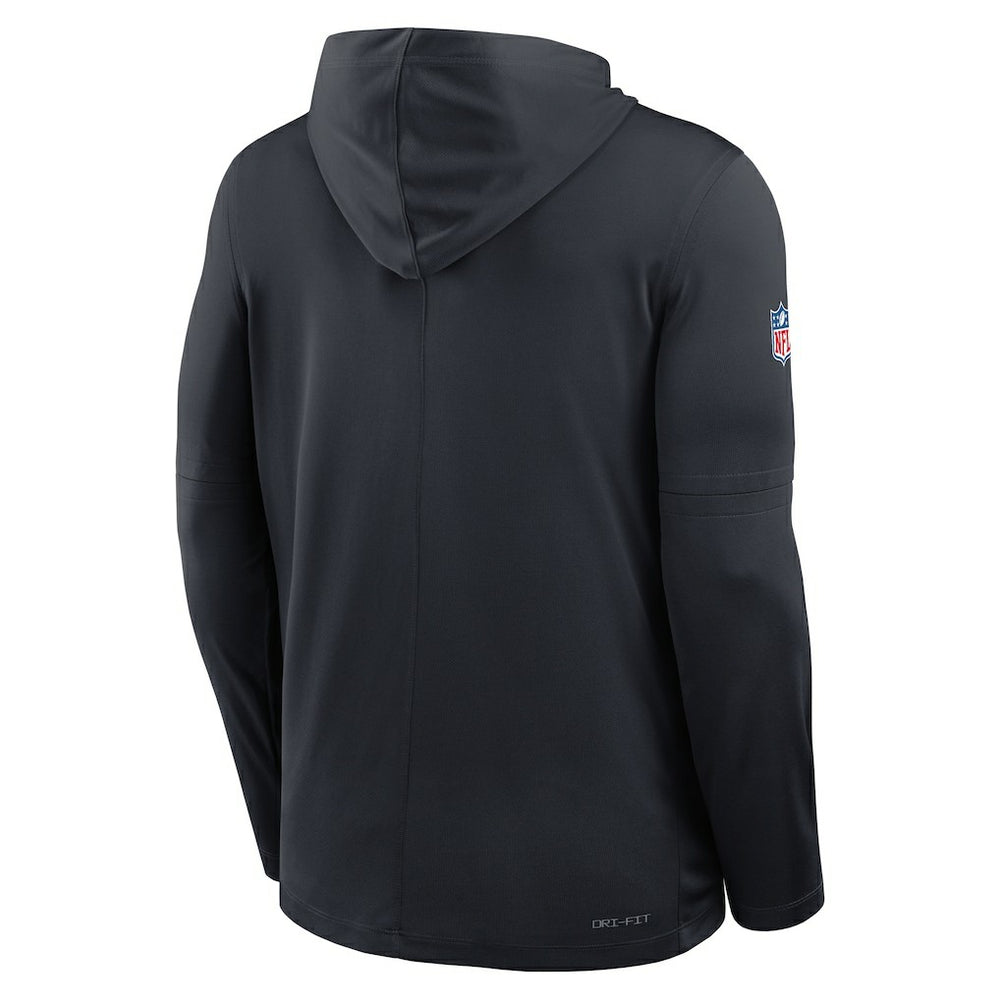 Sideline Pure Fury Performance Long Sleeve Hoodie T-Shirt - Houston Texans Hoodies