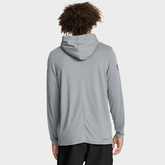 Sideline Pure Fury Performance Long Sleeve Hoodie T-Shirt - Detroit Lions Hoodies