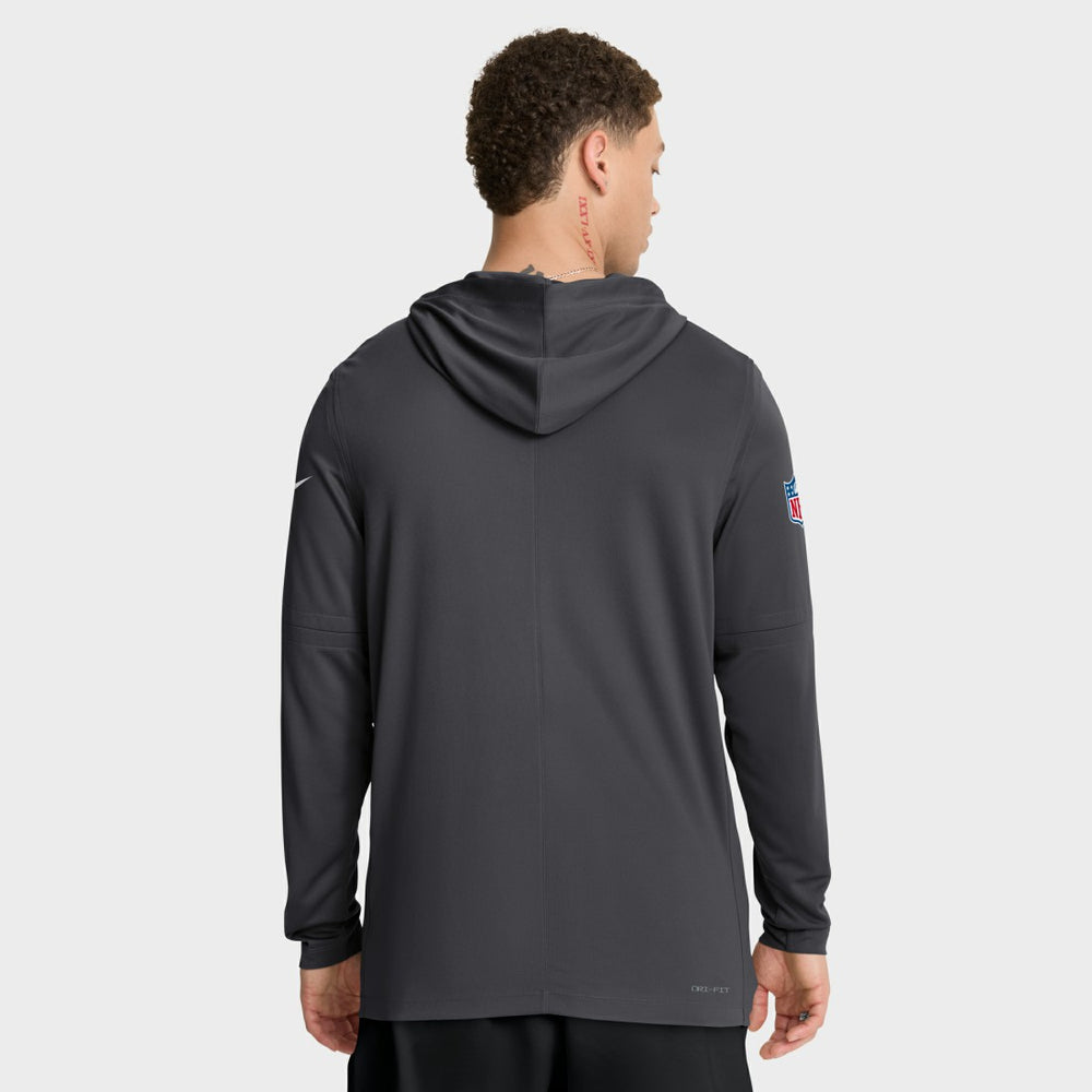 Sideline Pure Fury Performance Long Sleeve Hoodie T-Shirt - Green Bay Packers Hoodies