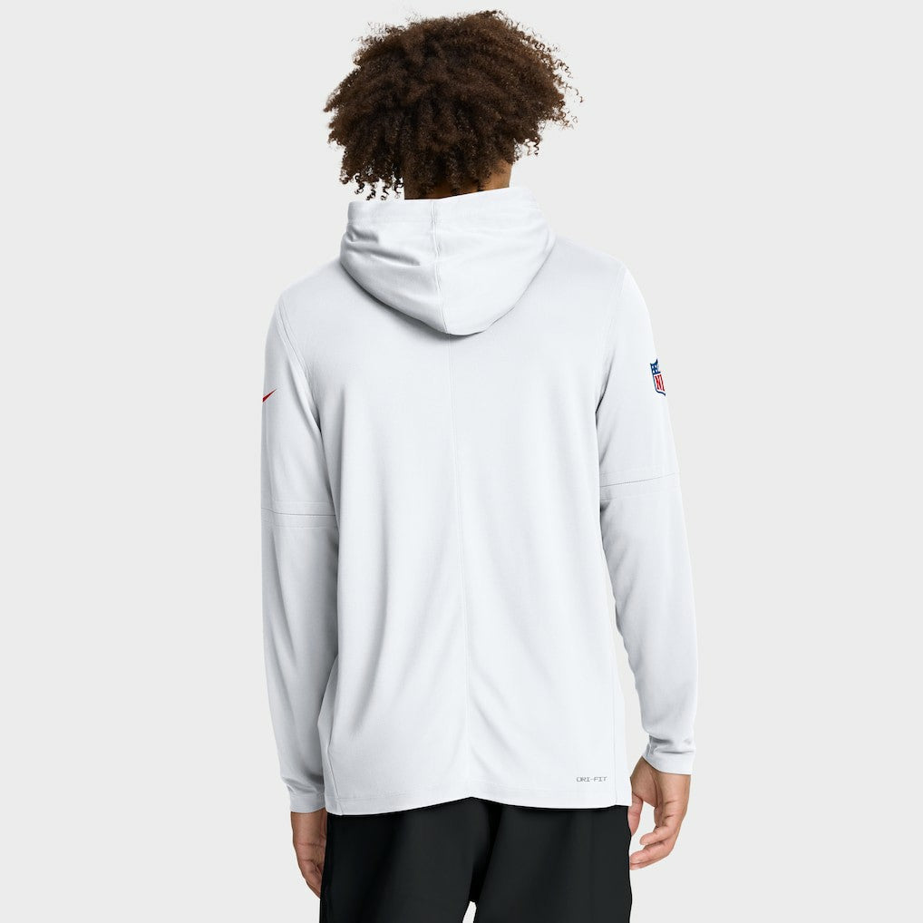 Sideline Pure Fury Performance Long Sleeve Hoodie T-Shirt - Kansas City Chiefs Hoodies