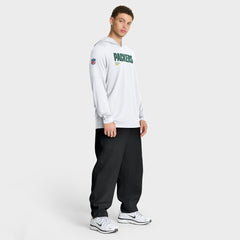 Sideline Pure Fury Performance Long Sleeve Hoodie T-Shirt - Green Bay Packers Hoodies