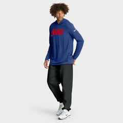 Sideline Pure Fury Performance Long Sleeve Hoodie T-Shirt - New York Giants Hoodies