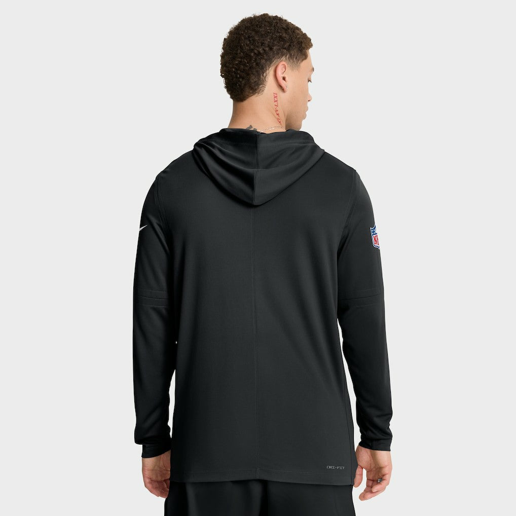 Sideline Pure Fury Performance Long Sleeve Hoodie T-Shirt - Philadelphia Eagles Hoodies