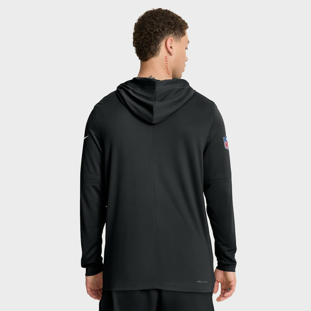 Sideline Pure Fury Performance Long Sleeve Hoodie T-Shirt - Philadelphia Eagles Hoodies