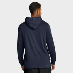 Sideline Pure Fury Performance Long Sleeve Hoodie T-Shirt - Seattle Seahawks Hoodies