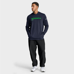 Sideline Pure Fury Performance Long Sleeve Hoodie T-Shirt - Seattle Seahawks Hoodies