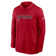 Sideline Pure Fury Performance Long Sleeve Hoodie T-Shirt - Tampa Bay Buccaneers Hoodies
