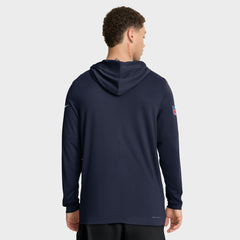 Sideline Pure Fury Performance Long Sleeve Hoodie T-Shirt - Tennessee Titans Hoodies