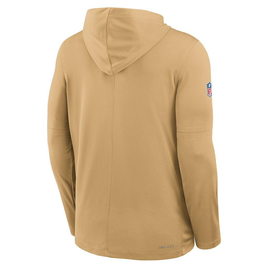 Sideline Pure Fury Performance Long Sleeve Hoodie T-Shirt - San Francisco 49ers Hoodies