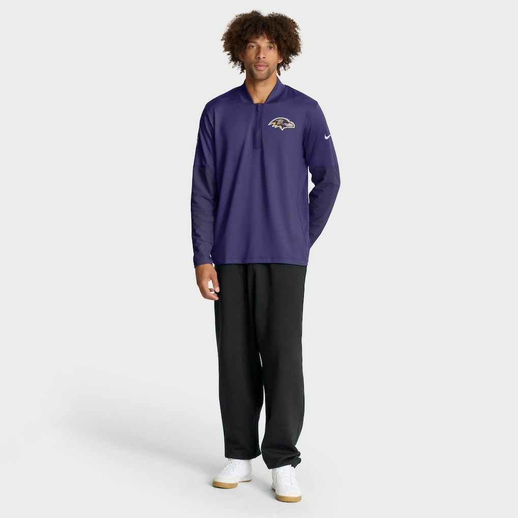 Sideline Dri-FIT Half-Zip Pullover - Baltimore Ravens Pullover