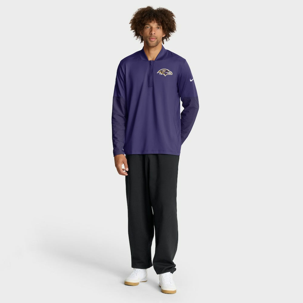 Sideline Dri-FIT Half-Zip Pullover - Baltimore Ravens Pullover
