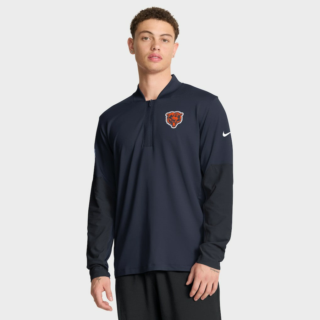Sideline Dri-FIT Half-Zip Pullover - Chicago Bears Pullover