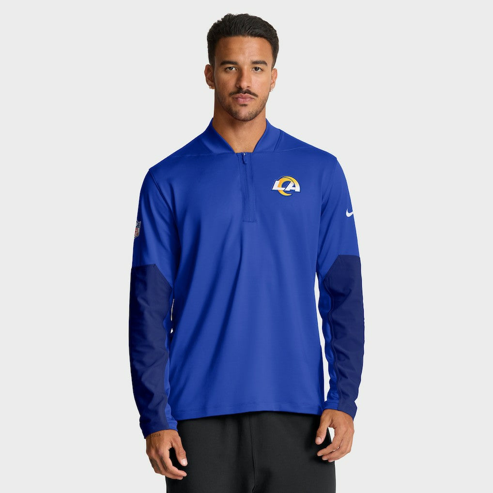Sideline Dri-FIT Half-Zip Pullover - Los Angeles Rams Pullover