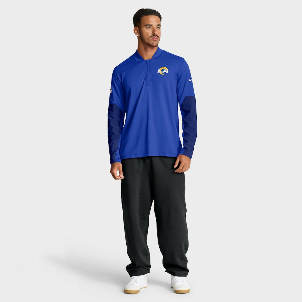 Sideline Dri-FIT Half-Zip Pullover - Los Angeles Rams Pullover