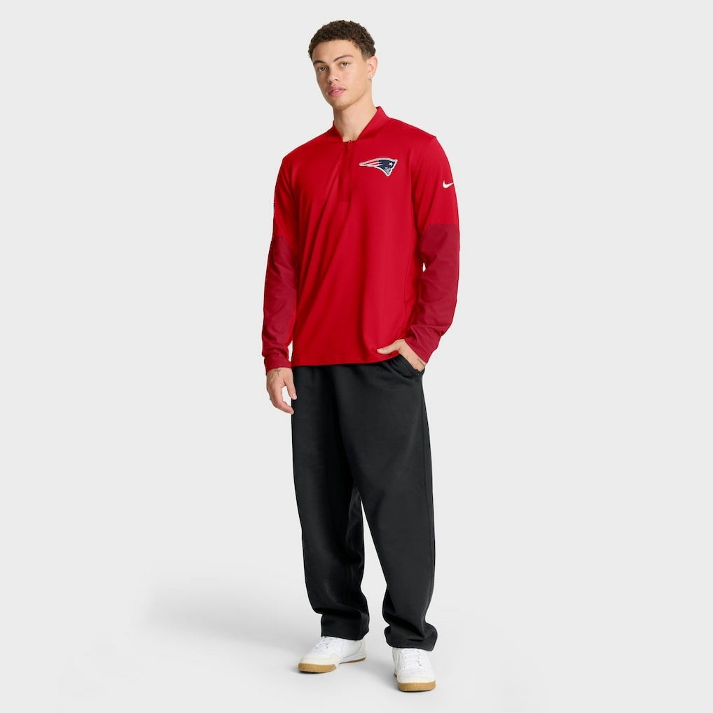Sideline Dri-FIT Half-Zip Pullover - New England Patriots Pullover
