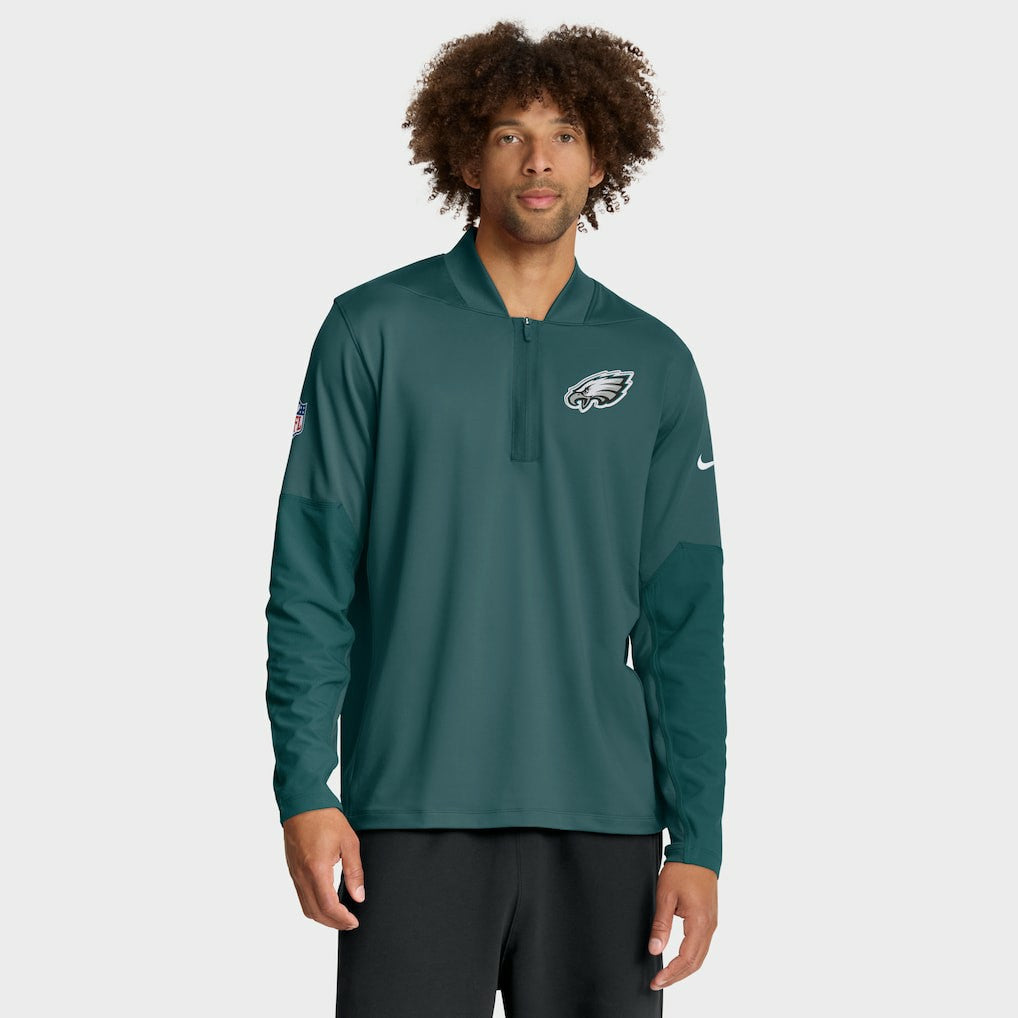 Sideline Dri-FIT Half-Zip Pullover - Philadelphia Eagles Pullover