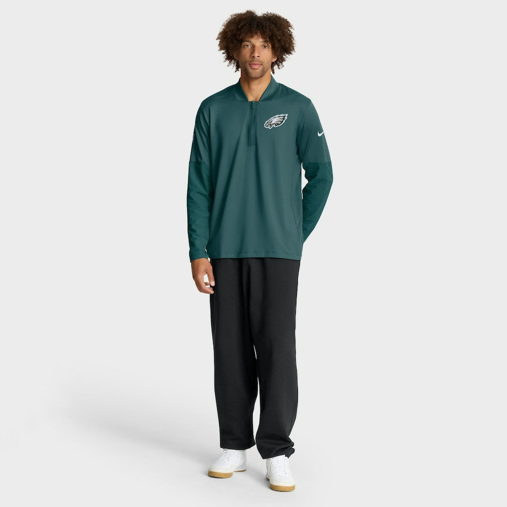 Sideline Dri-FIT Half-Zip Pullover - Philadelphia Eagles Pullover
