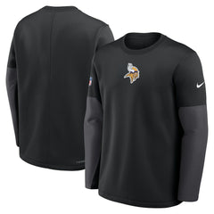 Sideline Coach Therma-FIT Long Sleeve T-Shirt - Minnesota Vikings T-shirts