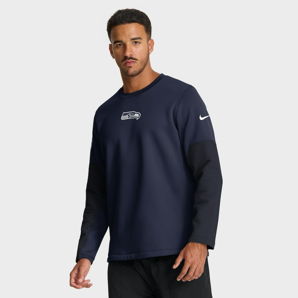 Sideline Coach Therma-FIT Long Sleeve T-Shirt - Seattle Seahawks T-shirts